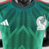 2022/23 Mexico Home Green Player Soccer Jersey