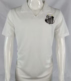 1970 Santos Home White Retro Soccer Jersey