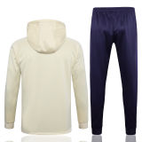2024 PSG Off White Hoody Zipper Jacket Tracksuit