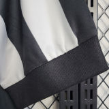 1958 Santos Black White Retro Soccer Jersey