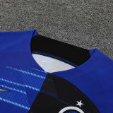 2024 In Milan Blue Short Training Jersey(A Set)
