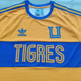 2023/24 U.A.N.L Tiger Retro Style Yellow Player Version Jersey 球员版