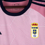 2023/24 Real Oviedo Away Pink Fans Soccer Jersey