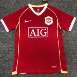 RONALDO #7 M Utd Home Retro Jersey 2006/07 (Have Patch 带双臂章 FA Premier League Font 英超字体 ) ★★