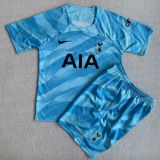 2023/24 TH FC Blue Goalkeeper Kids Soccer Jersey