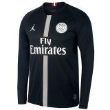 2018/19 PSG JD Black Long Sleeve Soccer Jersey