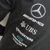 2022 Mercedes AMG Petronas F1 Black Long Sleeve Team T-Shirt