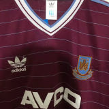 1986 West Ham Home Retro Soccer Jersey
