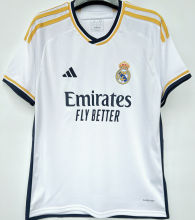 2023/24 RM Home 1:1 Quality Home White Fans Soccer Jersey
