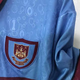 1995/97 West Ham Away Retro Long Sleeve Jersey