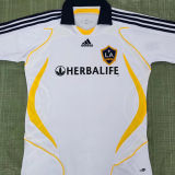 2007 LA Galax FC Home White Retro Soccer Jersey