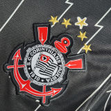 2011/12 Corinthians Black Retro Soccer Jersey