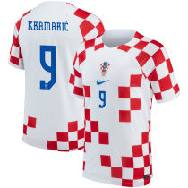 Kramarić # 9 Croatia 1:1 Home Fans Jersey 2022/23 ★★