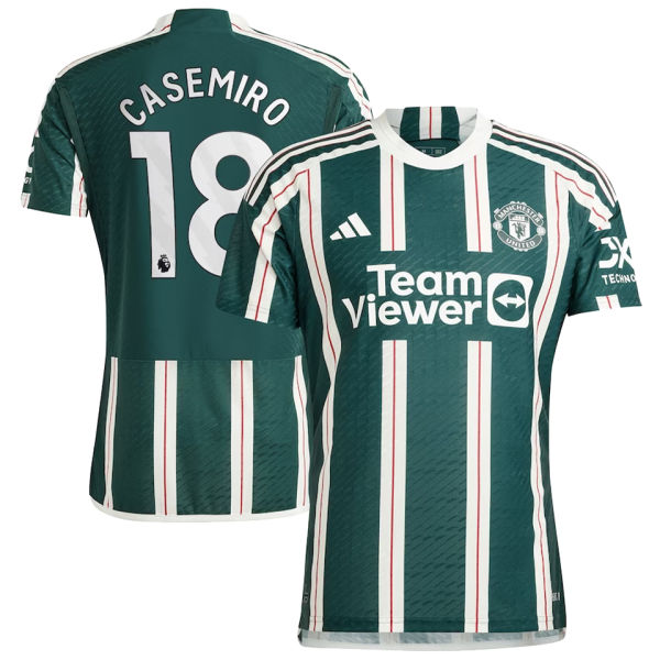CASEMIRO #18 M Utd 1:1 Quality Away Fans Jersey 2023/24 (League Font 联赛字体) ★★