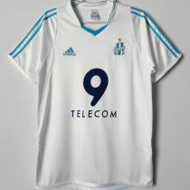 2003/04 Marseille White Retro Soccer Jersey