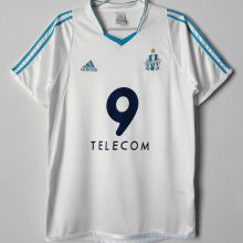 2003/04 Marseille White Retro Soccer Jersey