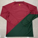 2022/23 Portugal Home Red Long Sleeve Jersey