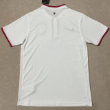 2013/14 M Utd Away White Retro Soccer Jersey