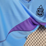 2023 Argentina Blue 3 Start Training Jersey 3星 背后有广告