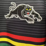 2022/23 Penrith Panthers Home Black Rugby Shirt 美洲豹