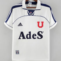 2000/01 Universidad de Chile Away White Retro Soccer Jersey