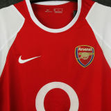 BERGKAMP #10 ARS Home Retro Jersey 2002/04 (Have Patch 带 2001-2002 金双臂章 FA Premier League Font 英超字体 ) ★★