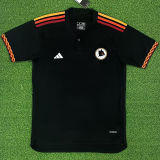 2023/24 Roma Third Black Fans Soccer Jersey