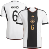 KIMMICH #6 Germany 1:1 Quality Home Fans Jersey 2022/23 ★★