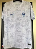 2022/23 France Away White Player Soccer Jersey