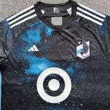 204/25 Minnesota United Black Fans Soccer Jersey 明尼苏达联
