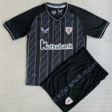 2023/24 Bibao AT GK Black Kids Soccer Jersey