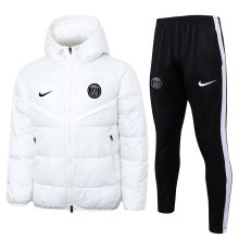 2024 PSG White Cotton Jacket （A Set）