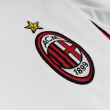 2006/07 AC Milan Away White Retro Long Sleeve Soccer Jersey