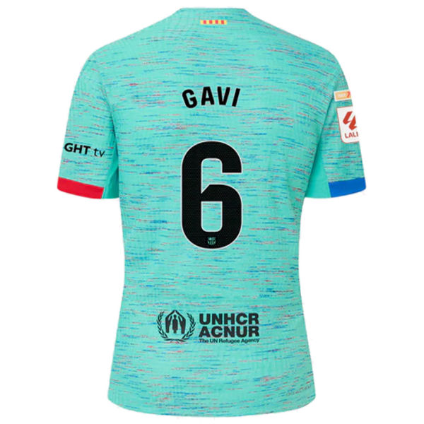 GAVI #6 BA 1:1 Third Blue Fans Soccer Jersey 2023/24 (LaLiga Font 西甲字体) ★★
