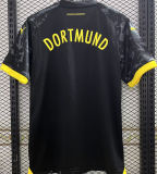 2023/24 BVB Away Black Fans Soccer Jersey