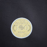 2002 Club Olimpia Away Black Retro Soccer Jersey