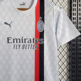 2023/24 AC Milan Away White Kids Soccer Jersey