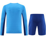 2023/24 JUV Goalkeeper Blue Long Sleeve Soccer Jersey(A Set)