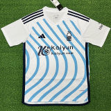2023/24 Nottingham Forest Away White Fans Soccer Jersey 有胸前广告