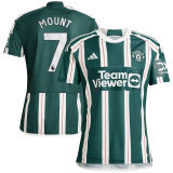 MOUNT #7 M Utd 1:1 Quality Away Fans Jersey 2023/24 (League Font 联赛字体) ★★