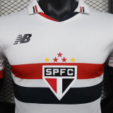 2024/25 Sao Paulo Home Player Version Soccer Jersey