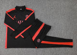 2024 PSG Black Kids Sweater Tracksuit