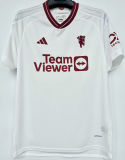 RASHFORD #10 M Utd 1:1 Quality Third White Fans Jersey 2023/24 (League Font 联赛字体) ★★