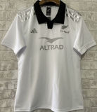 2024/25 All Blacks Away White Rugby Shirt 全黑 有领