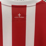 2024/25 Gijon Home Red White Fans Soccer Jersey 希洪竞技