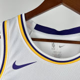 2025 Lakers WETBROOK #0 White NBA Jerseys 热压
