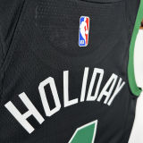 2025 Celtics HOLIDAY #4 Black NBA Jerseys