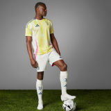 2024/25 JUV Away Yellow Player Version Soccer Jersey