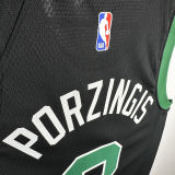 2025 Celtics PORAIGIS #8 Black NBA Jerseys