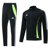 2024/25 AD~ Black Grey Jacket Tracksuit